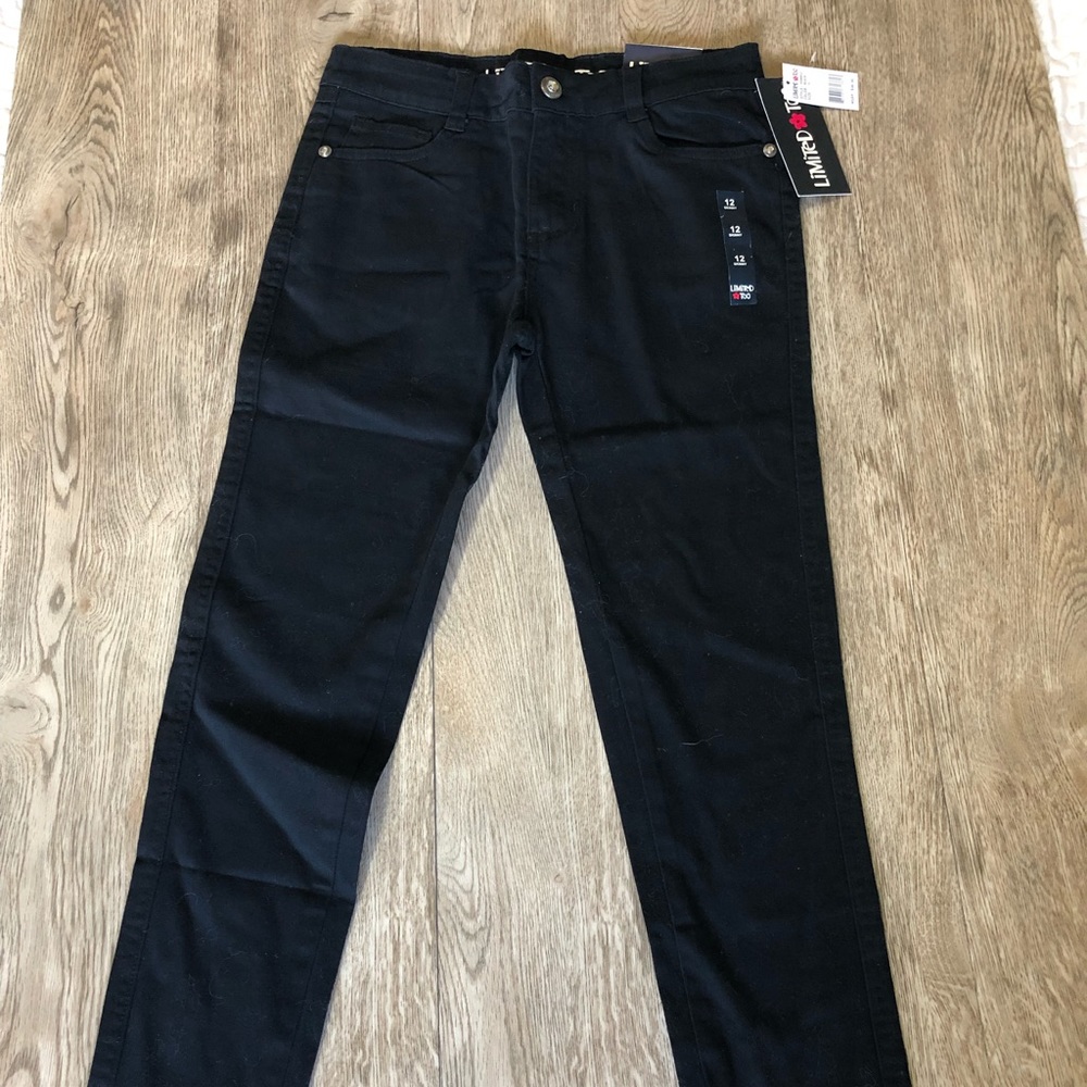 Girls black jeans